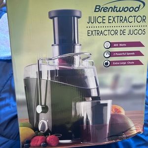 BRENTWOOD • Black Juicer Extractor •